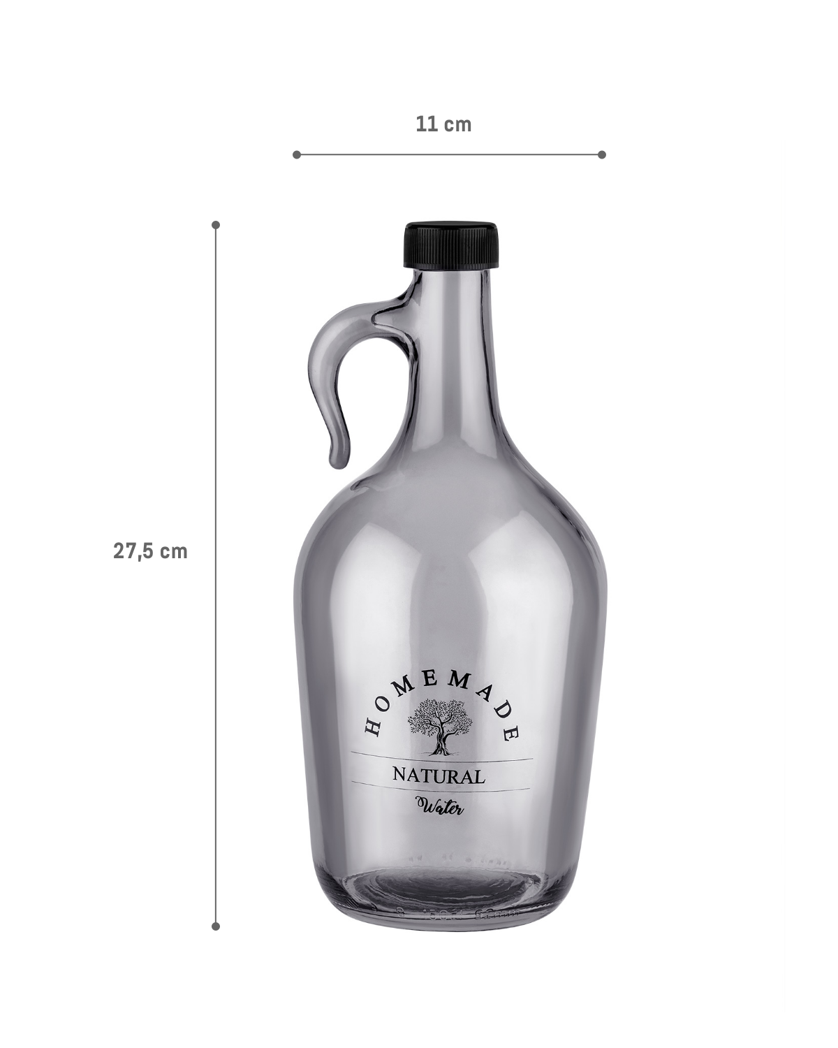 Maud Gallon Glass Water Jug 1500ml - Madame Coco JO