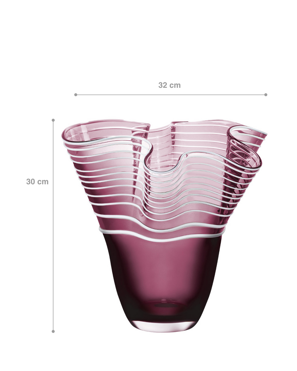 Honfleur Handmade Glass Vase - Large Size - Madame Coco JO