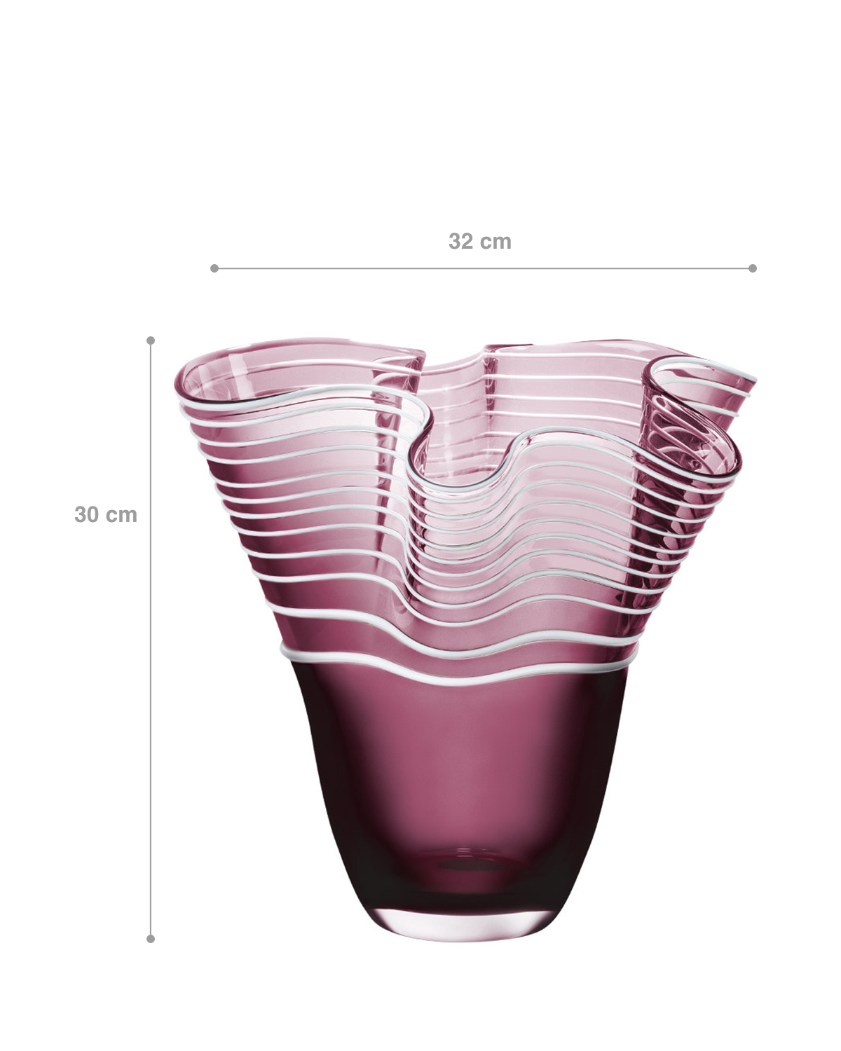 Honfleur Handmade Glass Vase - Large Size - Madame Coco JO