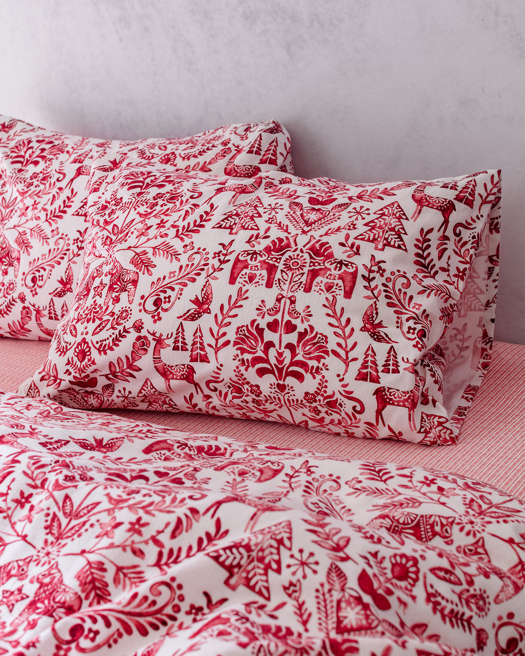 Edmon Double Size Flannel Duvet Cover Set - Madame Coco JO