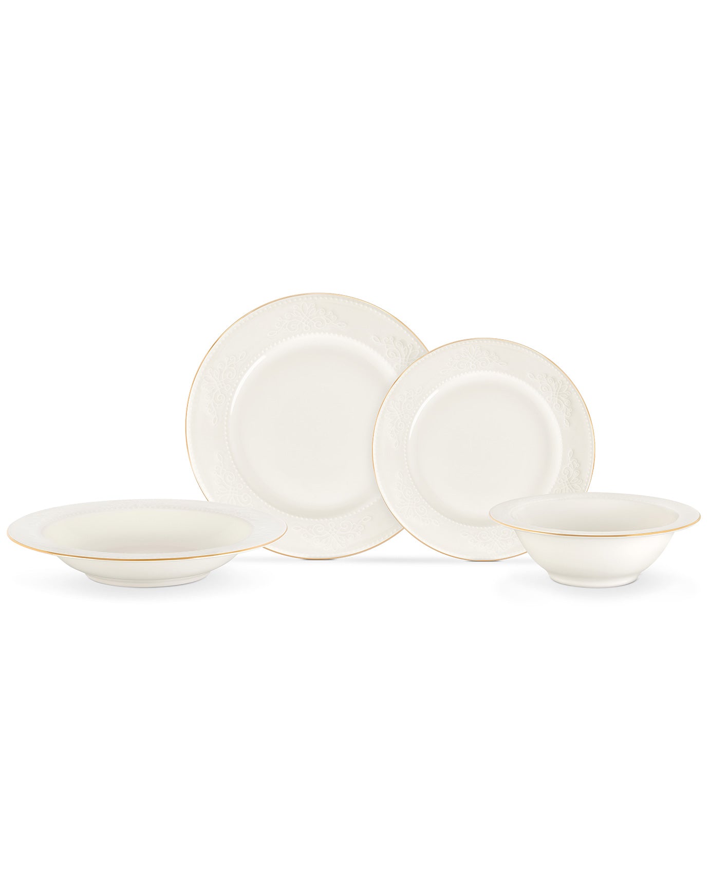 Relief Dinner Set 24 Pcs - Madame Coco JO