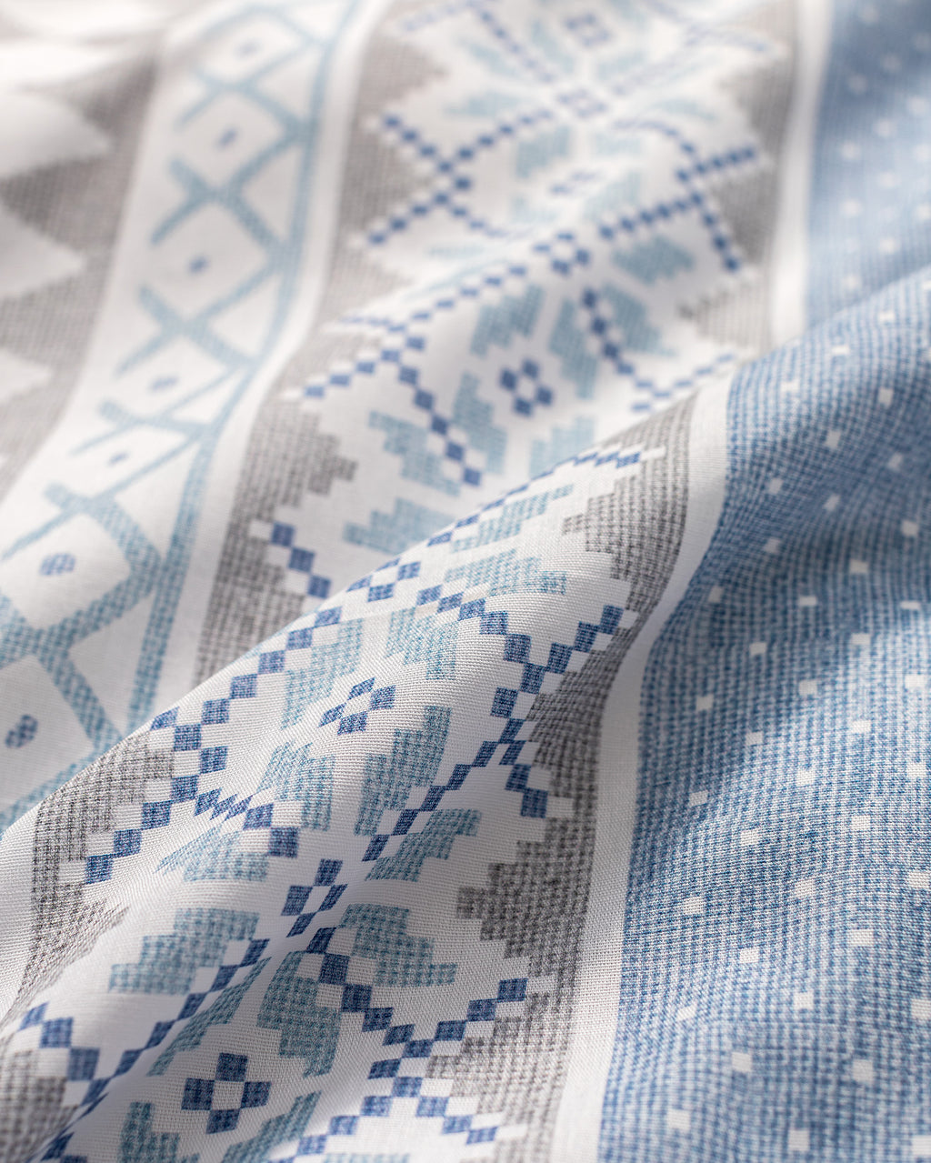 Benoit Single Size  Duvet Cover Set  - Ranforce Patterned - Madame Coco JO