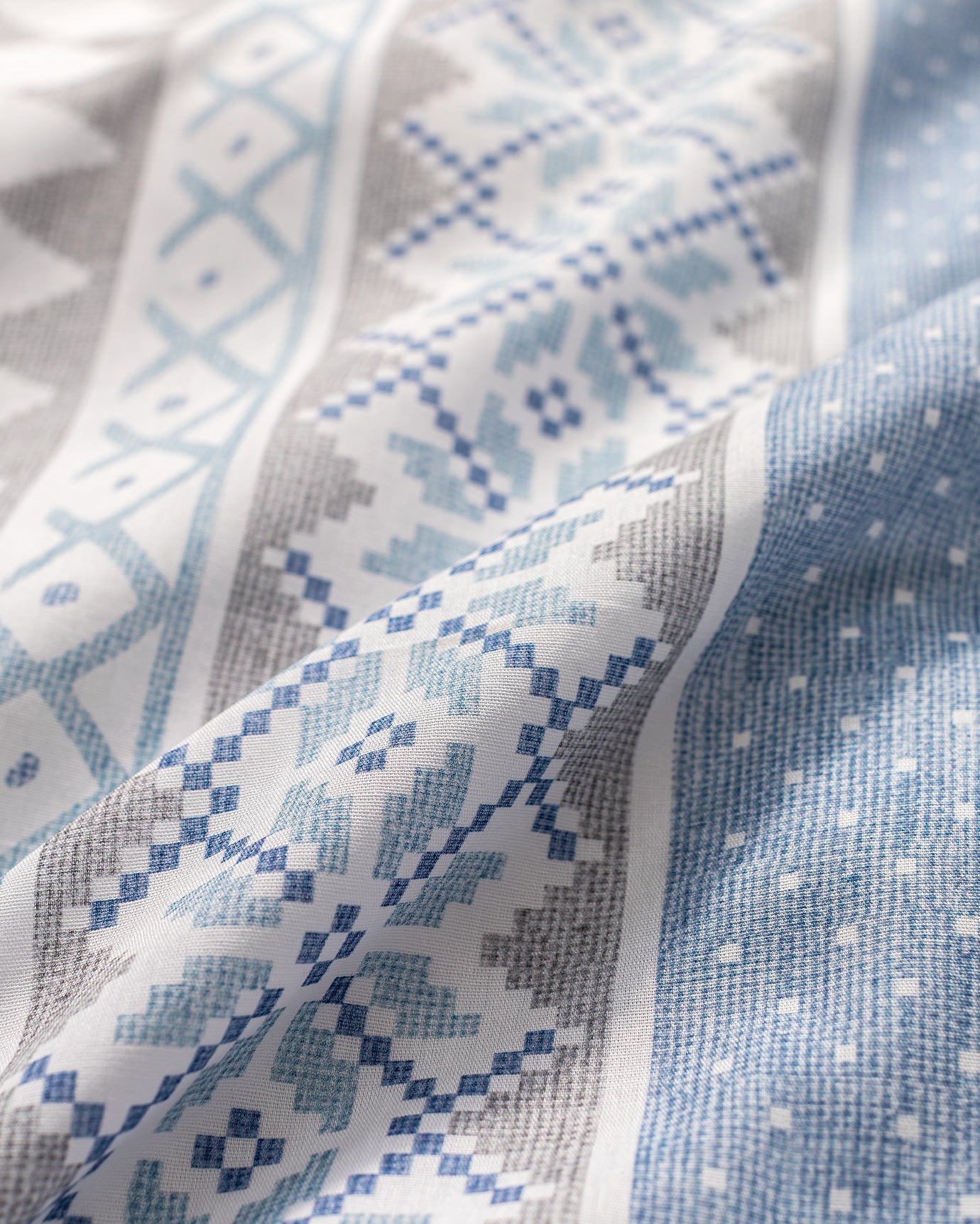 Benoit Single Size  Duvet Cover Set  - Ranforce Patterned - Madame Coco JO