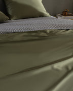 Dennie King Size Printed Satin Duvet Cover Set - Madame Coco JO