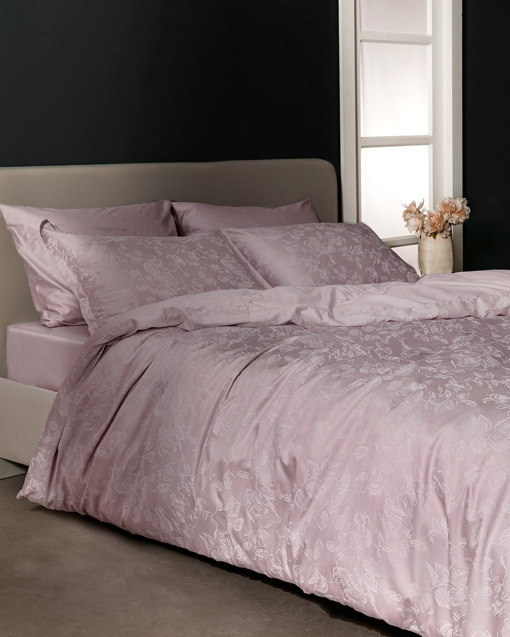 Avril Double Size Luxury Satin Duvet Cover Set - Madame Coco JO
