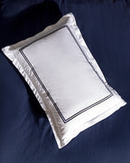 Jacinthe King Size Duvet Cover Set - Embroidered - Satin - Madame Coco JO