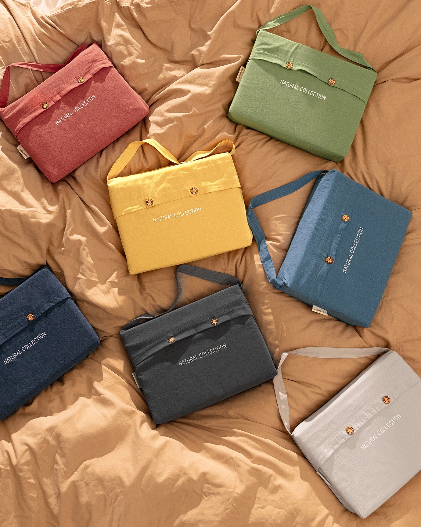 Carla Single Size Fitted Washed  Duvet Cover Set - Madame Coco JO