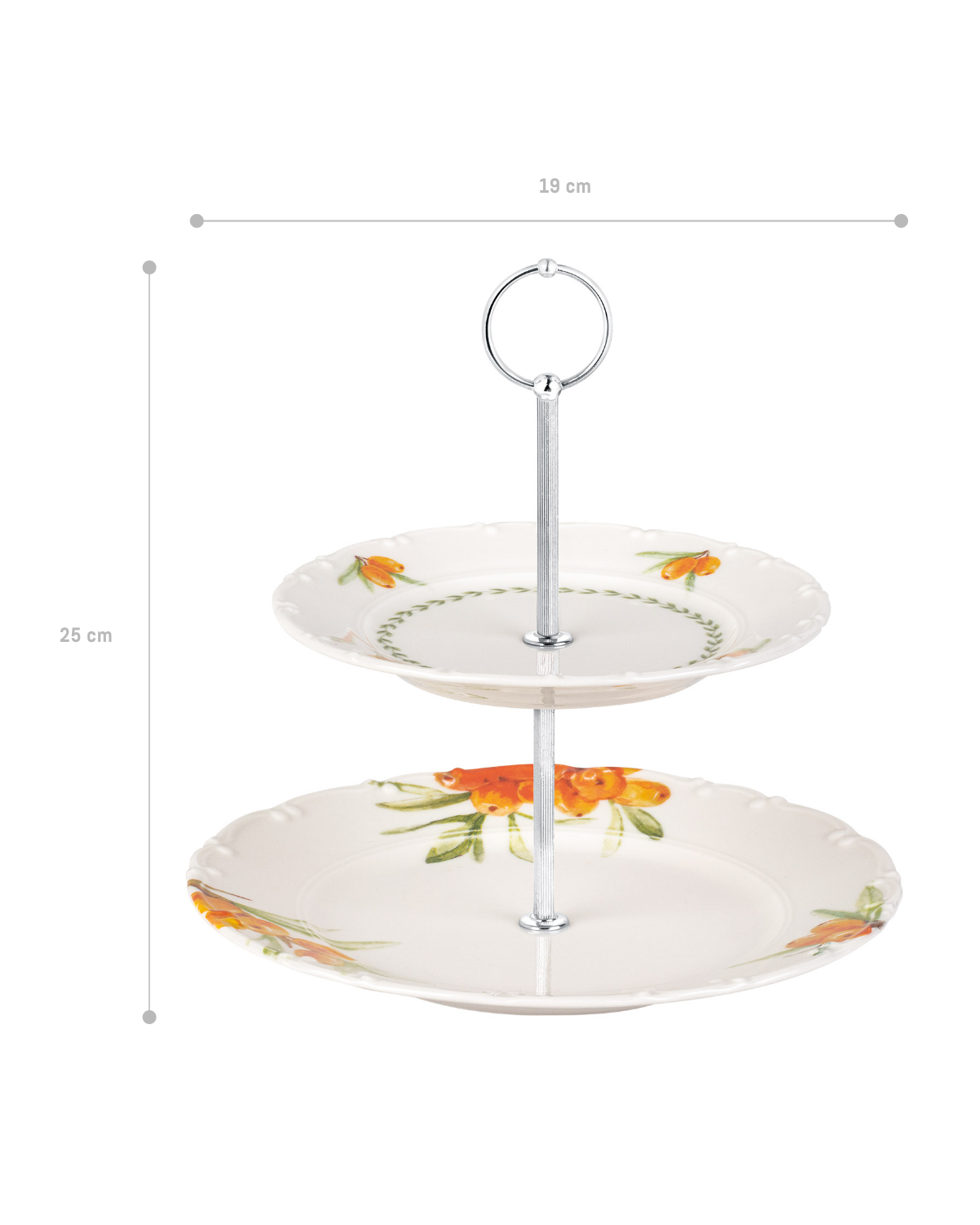 Eleagnus 2 Layer Cake Stand - Madame Coco JO