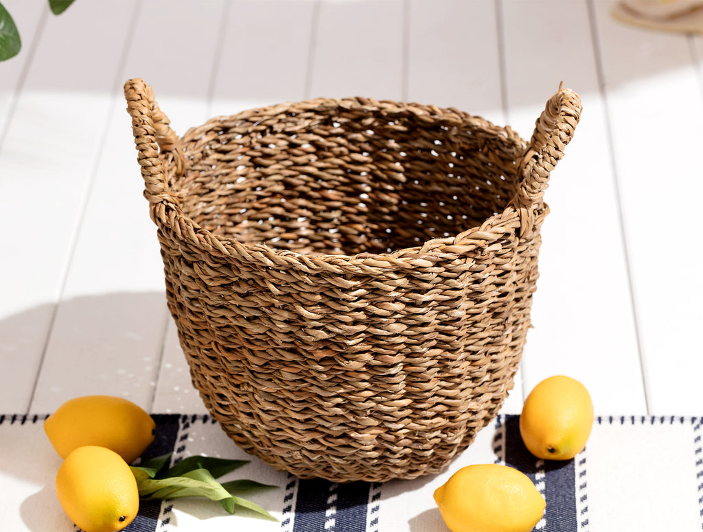 Dorise Medium Wicker Basket - Madame Coco JO