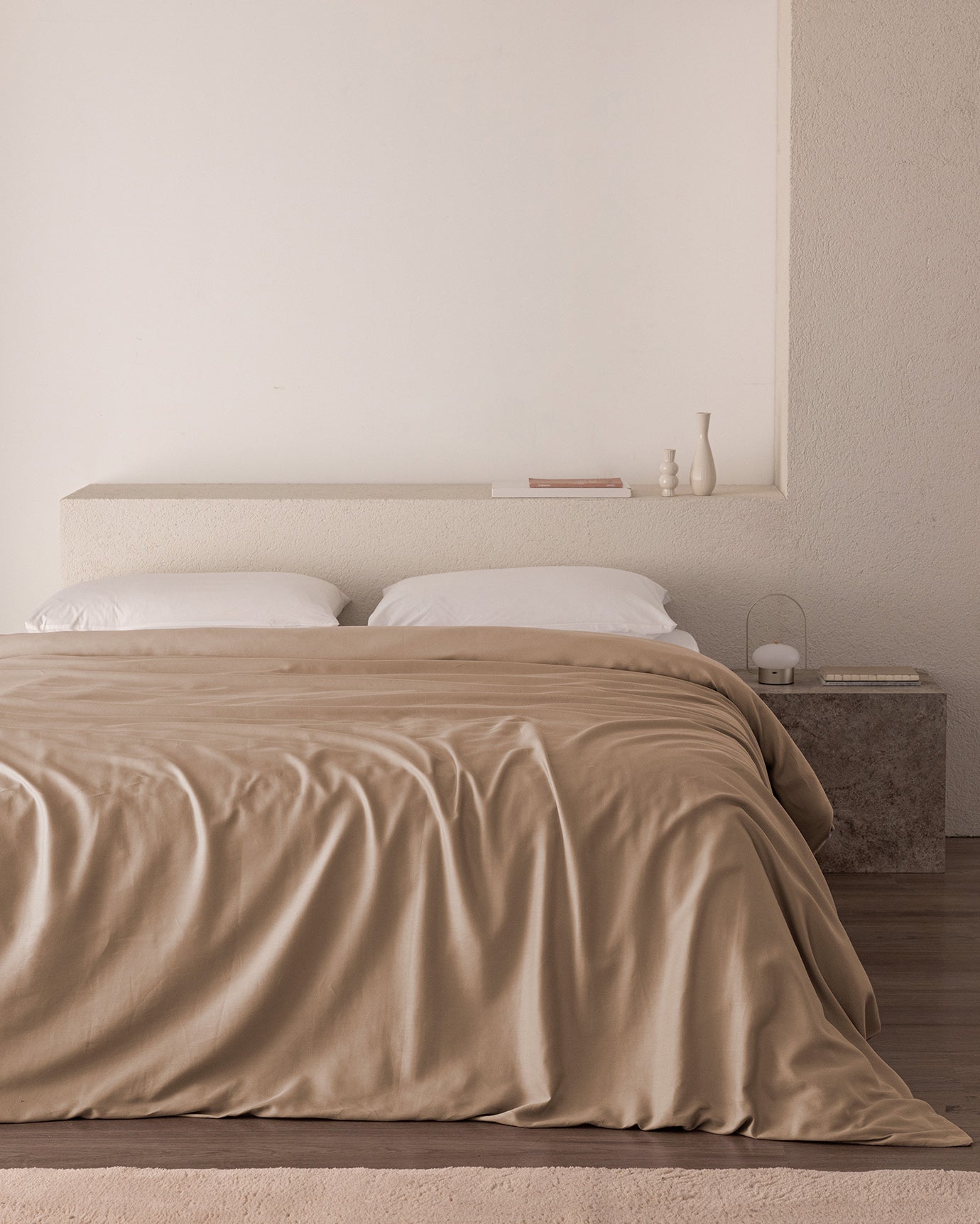 Ciel King Size Satin Duvet Cover - Madame Coco JO