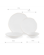 Collin Dinner Set 24 Pcs - Madame Coco JO