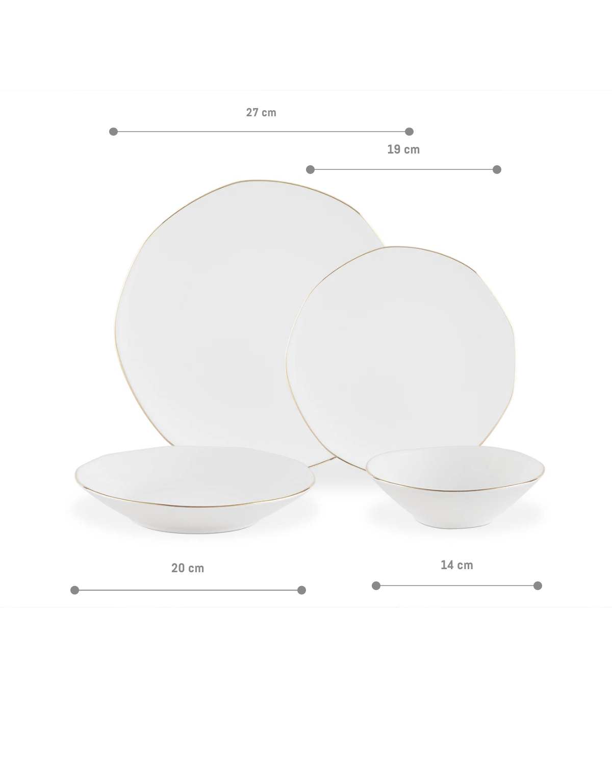 Collin Dinner Set 24 Pcs - Madame Coco JO