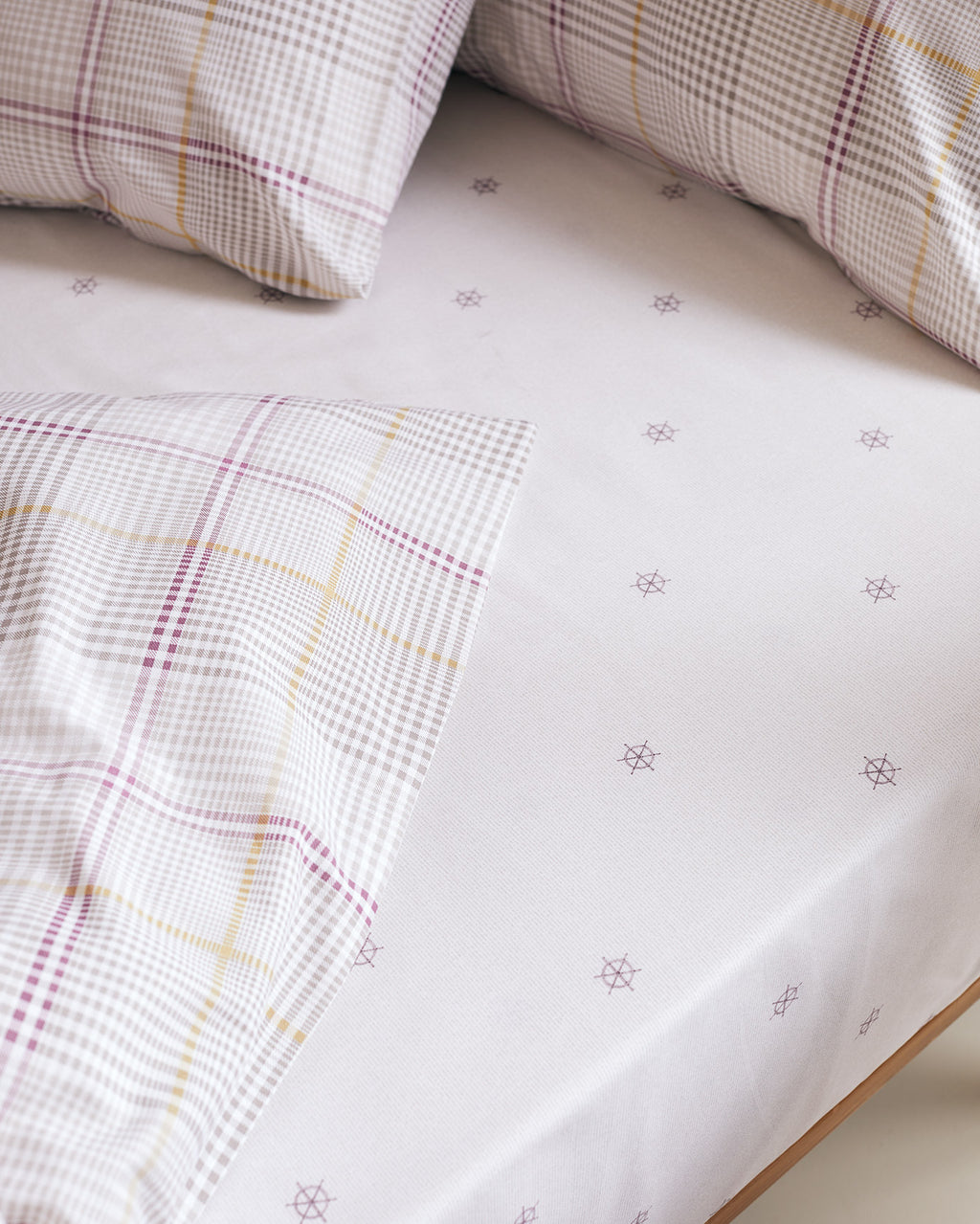 Fontaine King Size Fitted  Duvet Cover Set - Ranforce Patterned - Madame Coco JO