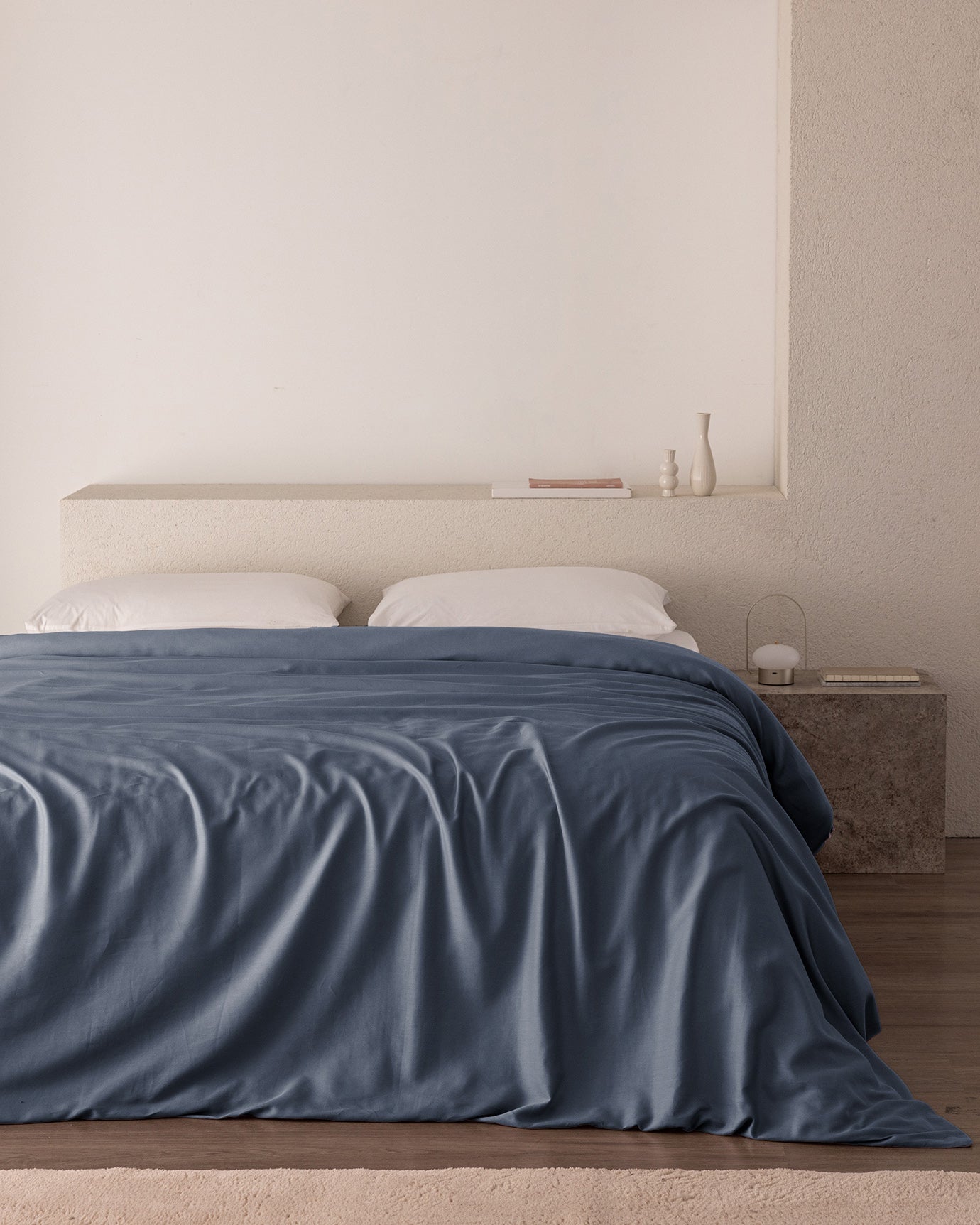 Ciel King Size Satin Duvet Cover - Madame Coco JO