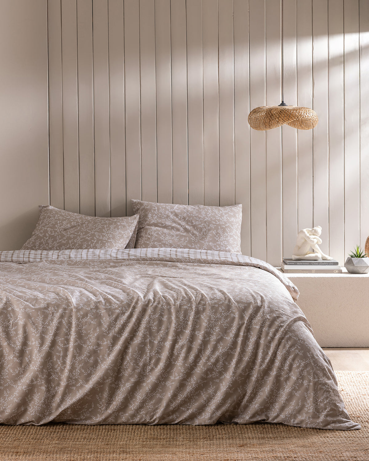 Garde Kıng Sıze Duvet Cover Set - Ranforce Patterned - Madame Coco JO