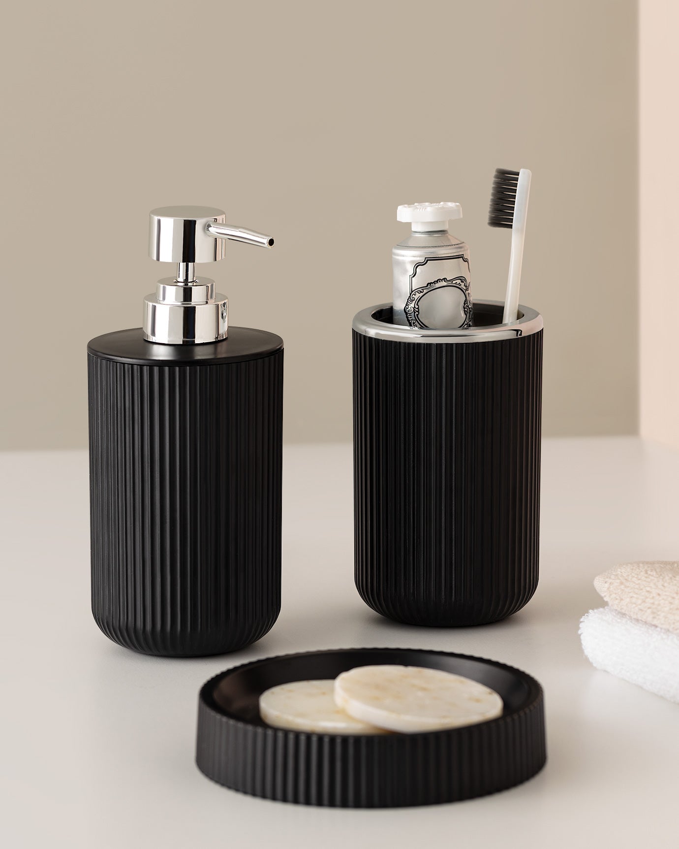Martre Lautre Chromium 3pcs Bathroom Set - Madame Coco JO