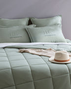Cassis Cotton Comforter Set - Madame Coco JO