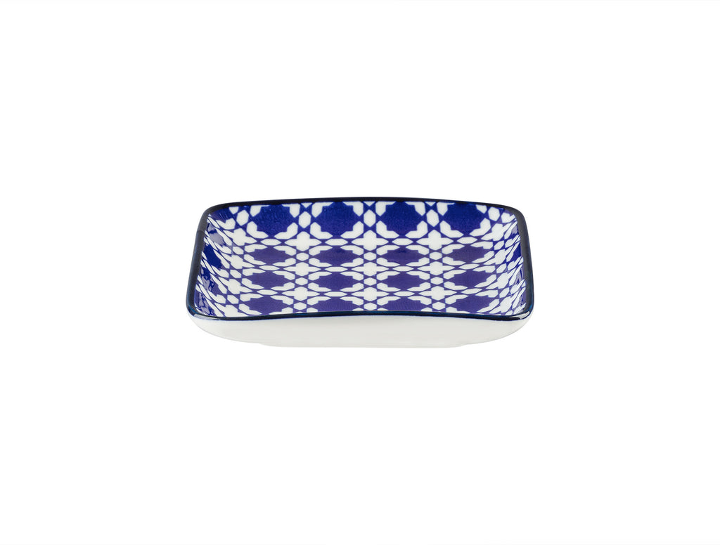Rêve Bleu Brest Square Plate - Madame Coco JO