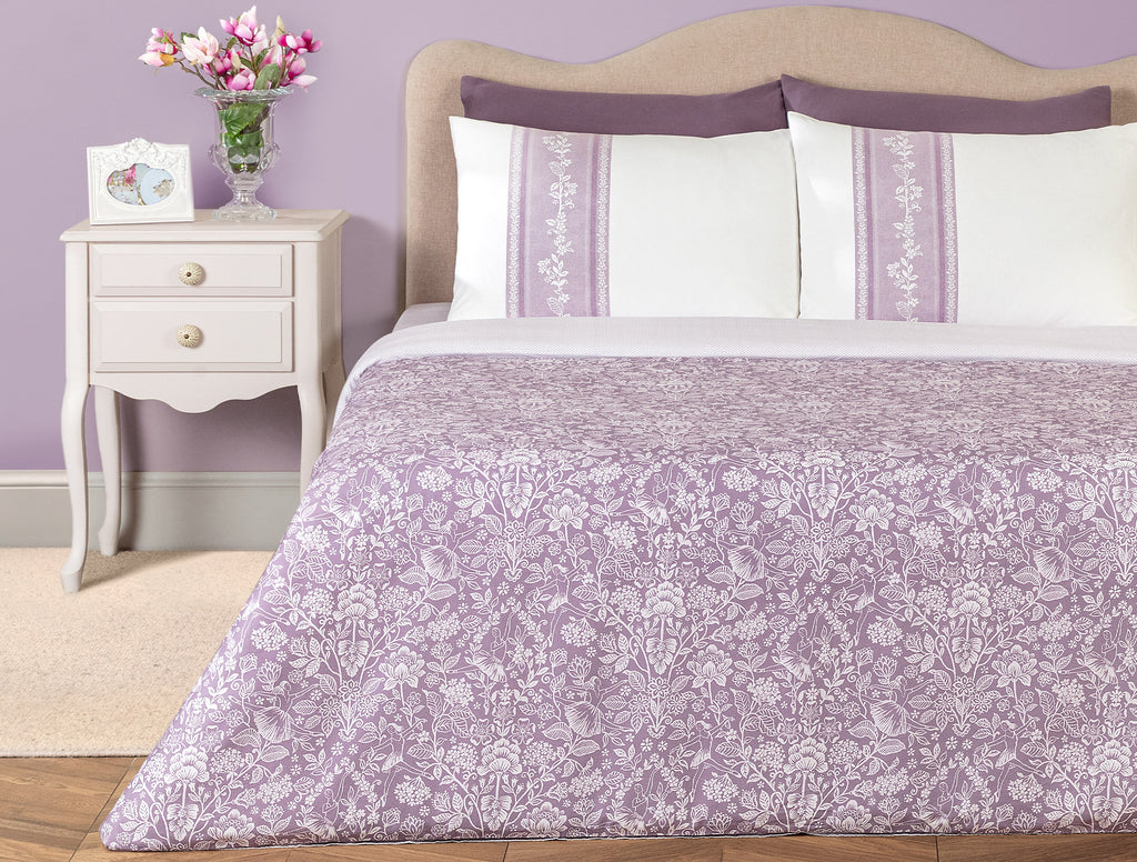 Florent Single Size Duvet Cover Set - Ranforce Patterned - Madame Coco JO