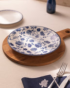 Rêve Bleu Fleur Service Plate 25 Cm - Madame Coco JO