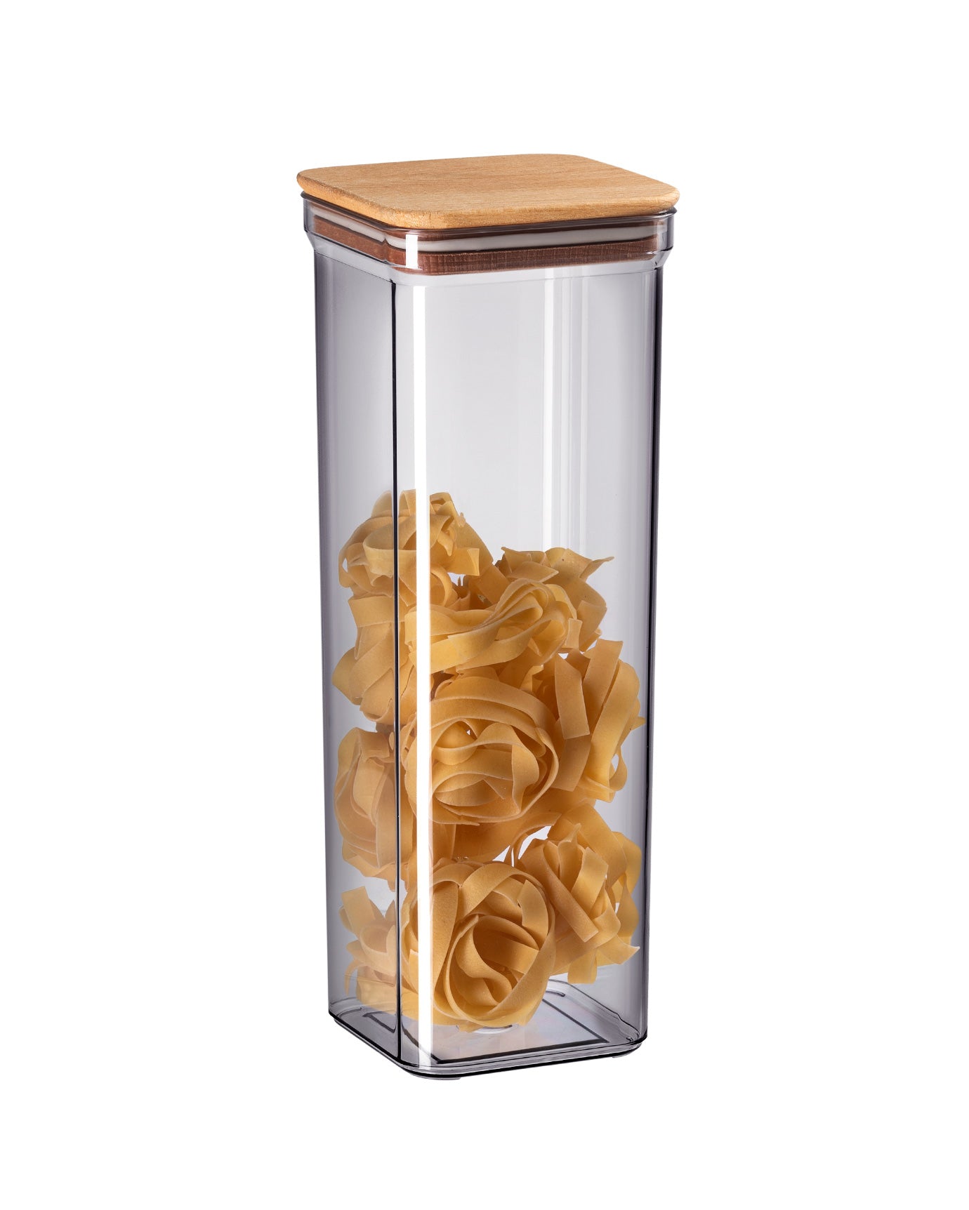 Storage Box With Wooden Lid 2100ml 2pcs - Madame Coco JO