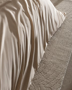 Bern King Size Printed Satin Duvet Cover Set - Madame Coco JO