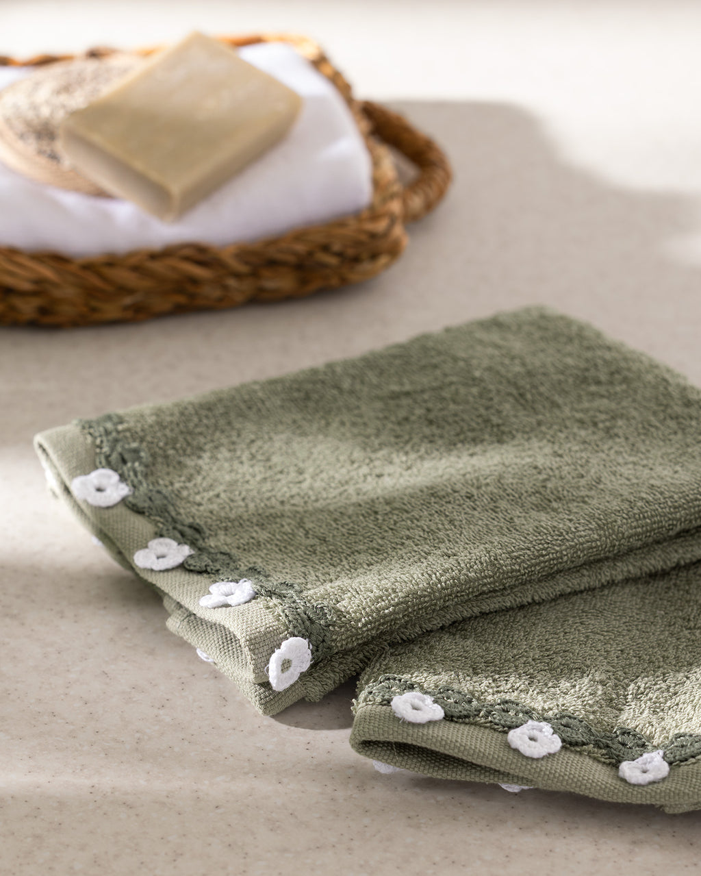 Jeanne 2 Pack Hand Towel - Madame Coco JO