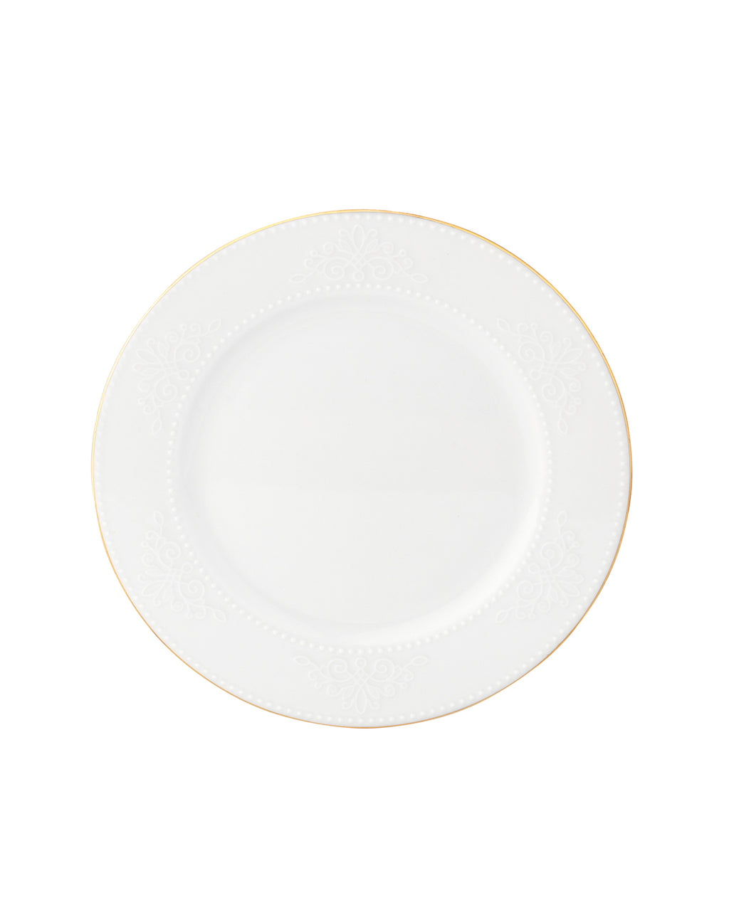 Odette 28 Piece Dinner Set Gold/platinum - Madame Coco JO