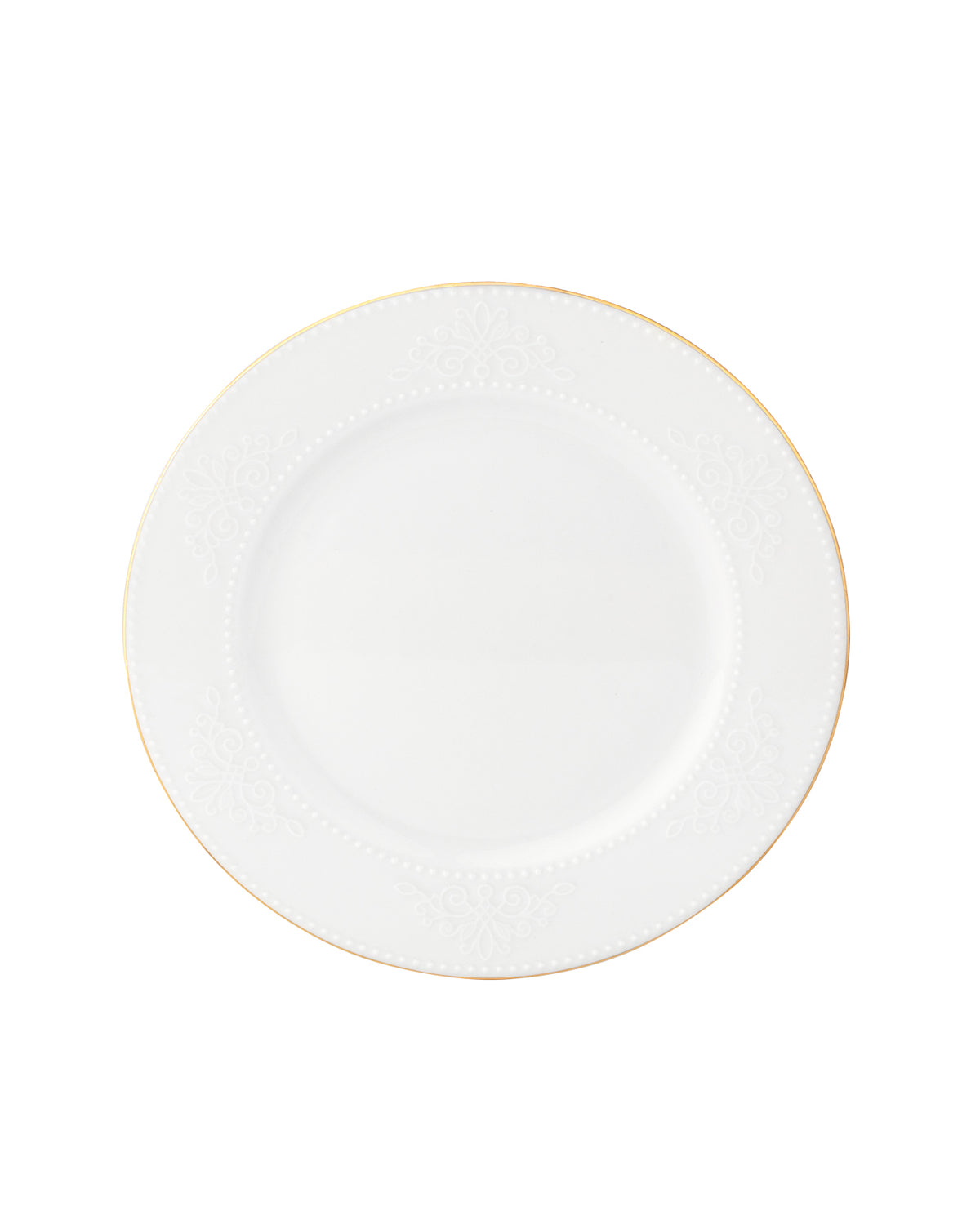 Odette 28 Piece Dinner Set Gold/platinum - Madame Coco JO