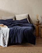 Marla Muslin King Size Duvet Cover Set - Fitted - Madame Coco JO