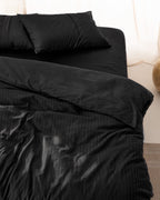 Adrien Duvet Cover Set - Ribbed - Madame Coco JO