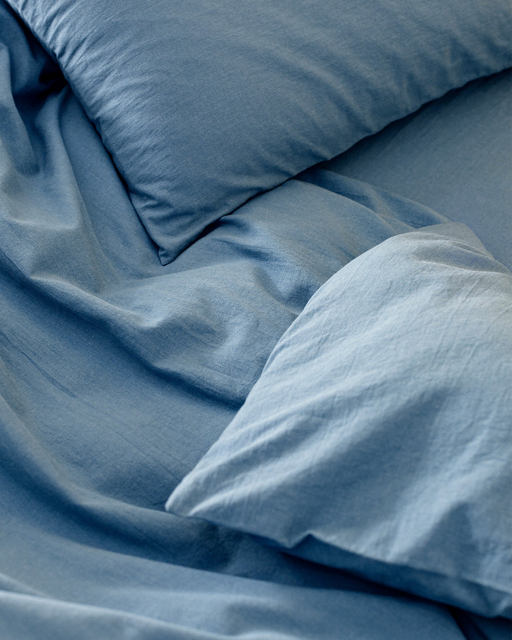 Carla Single Size Fitted Washed  Duvet Cover Set - Madame Coco JO