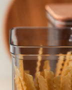 Storage Box With Wooden Lid 2100ml 2pcs - Madame Coco JO