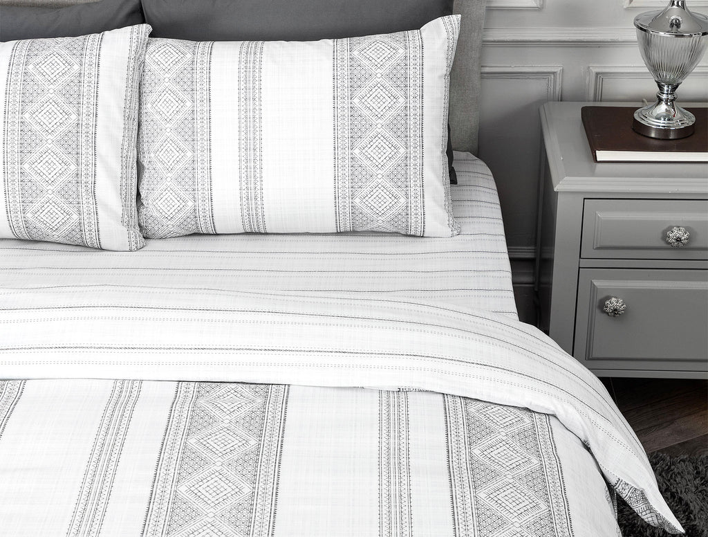 Fair Single Size Duvet Cover Set - Ranforce Patterned - Madame Coco JO