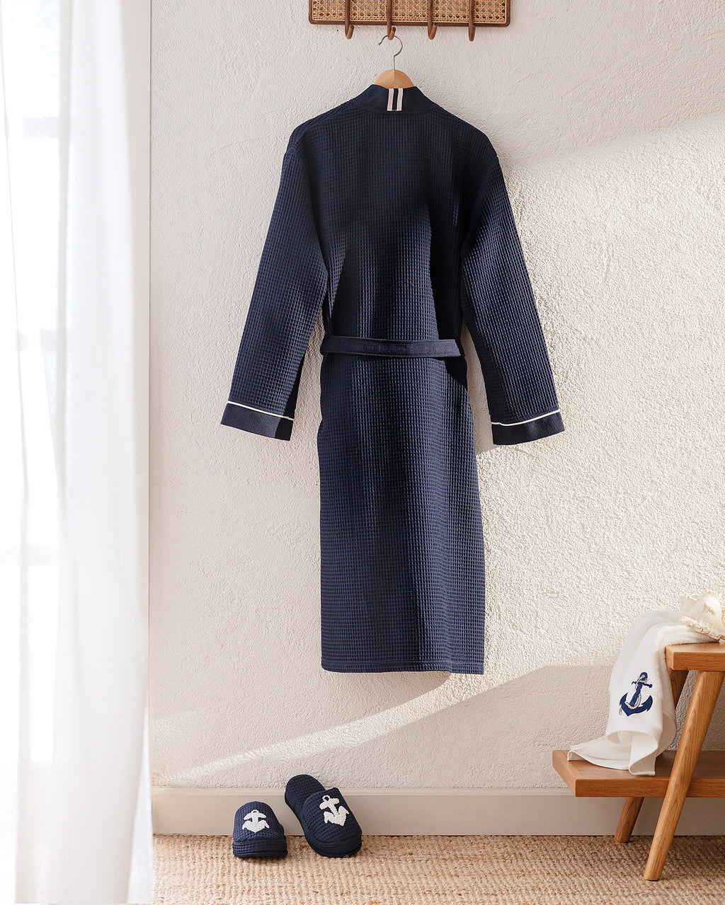 Marty Kimono Unisex Bornoz/terlik Seti - Madame Coco JO