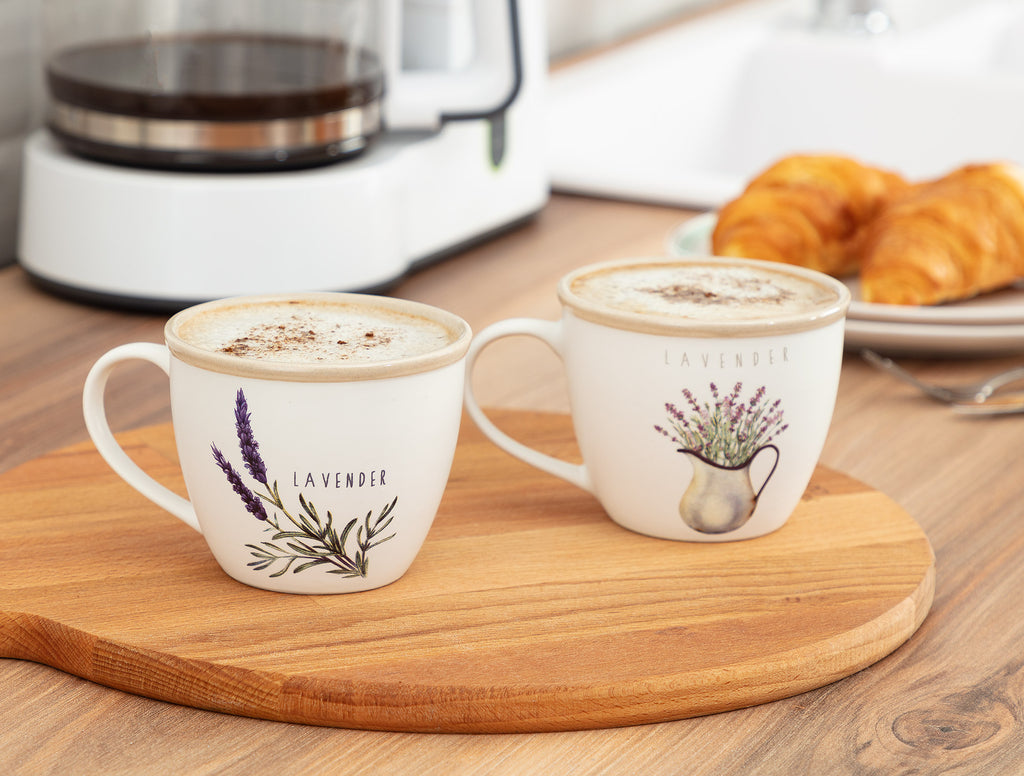 Lavender Plaine 2 Pcs Mug Set - Madame Coco JO