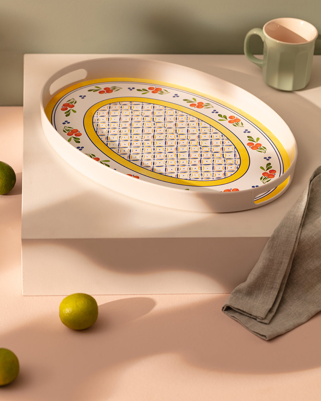 Florus Oval Tray - Madame Coco JO