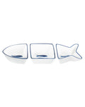 Marine 3 Piece Serving Plate - Madame Coco JO