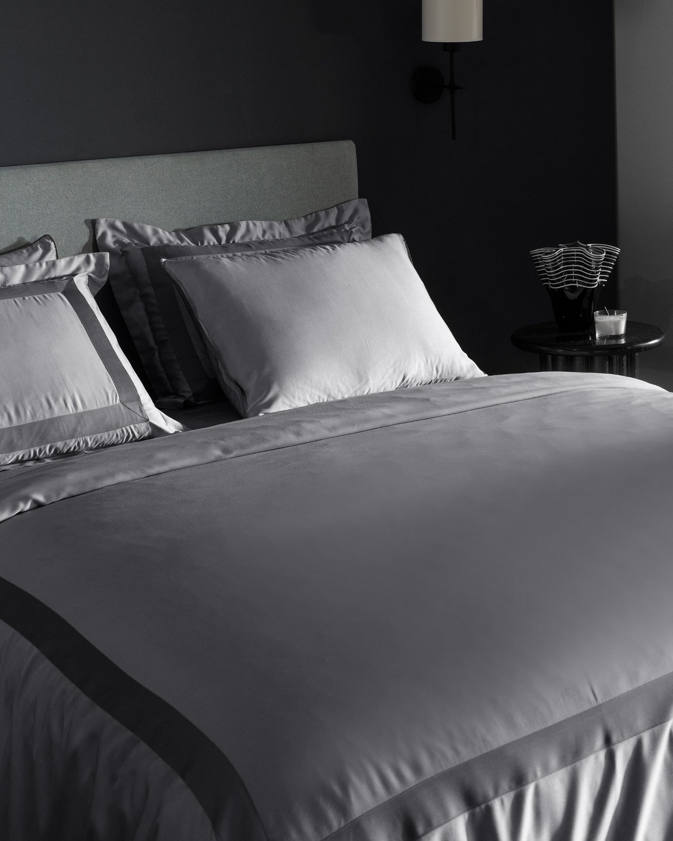 Samoa King Size Bamboo Satin Duvet Cover Set - Madame Coco JO