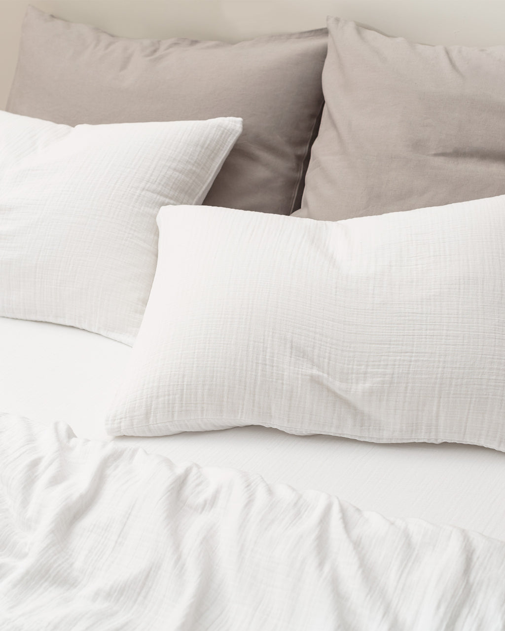 Marla  Muslin Superking Size Duvet Cover Set - Fitted - Madame Coco JO