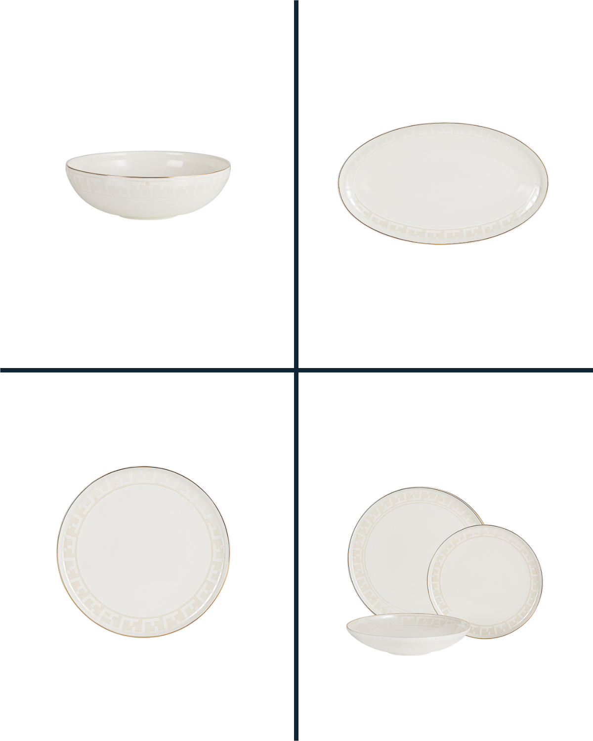 Merlin 56 Piece Dinner Set - Madame Coco JO