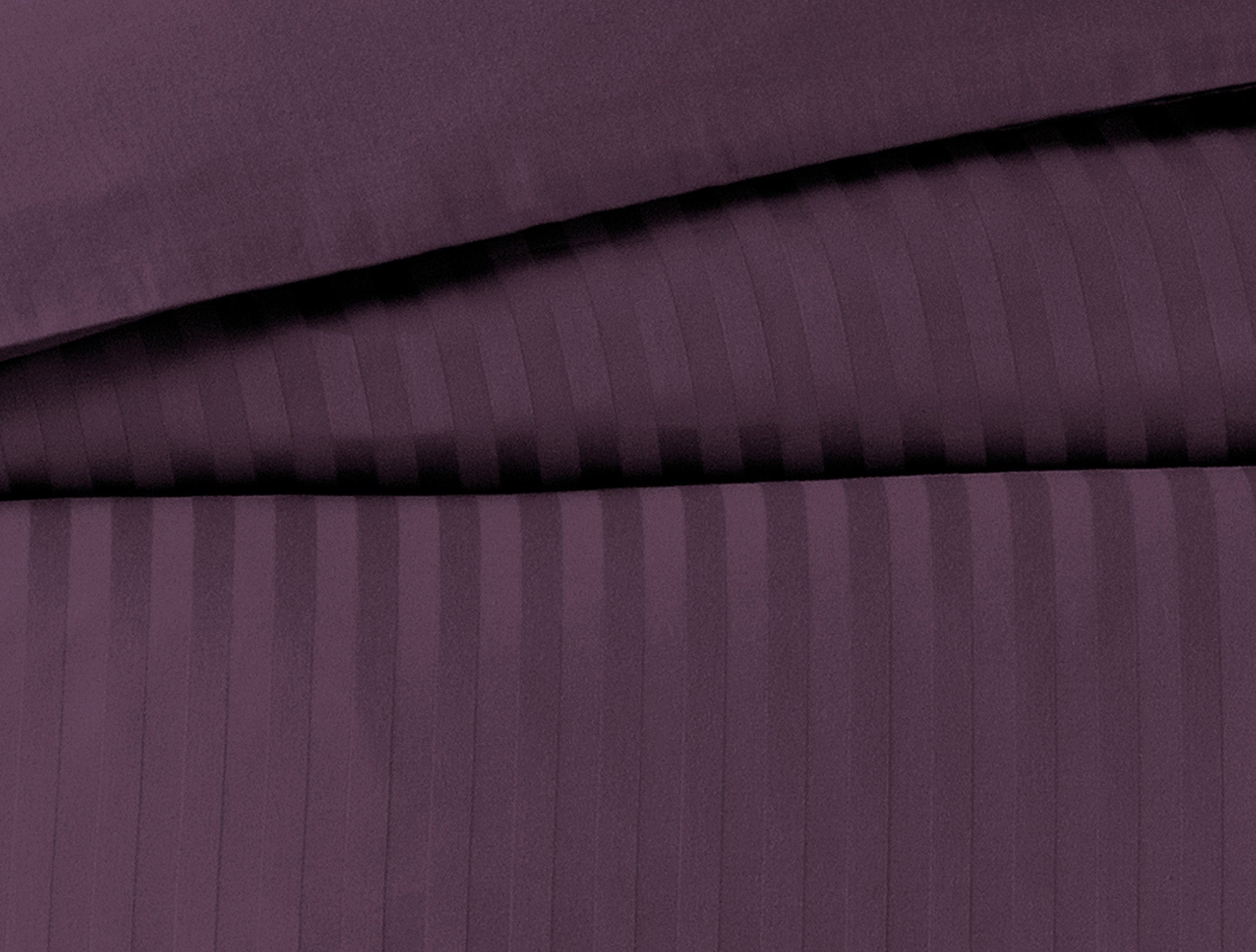 Elicia Double Size Striped Satin Duvet Cover Set - Madame Coco JO