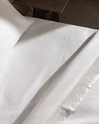 Magou Kıng Sıze Embroıdery Satın Duvet Cover Set - Madame Coco JO