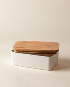 Storage Box With Wooden Lid 750ml - Madame Coco JO
