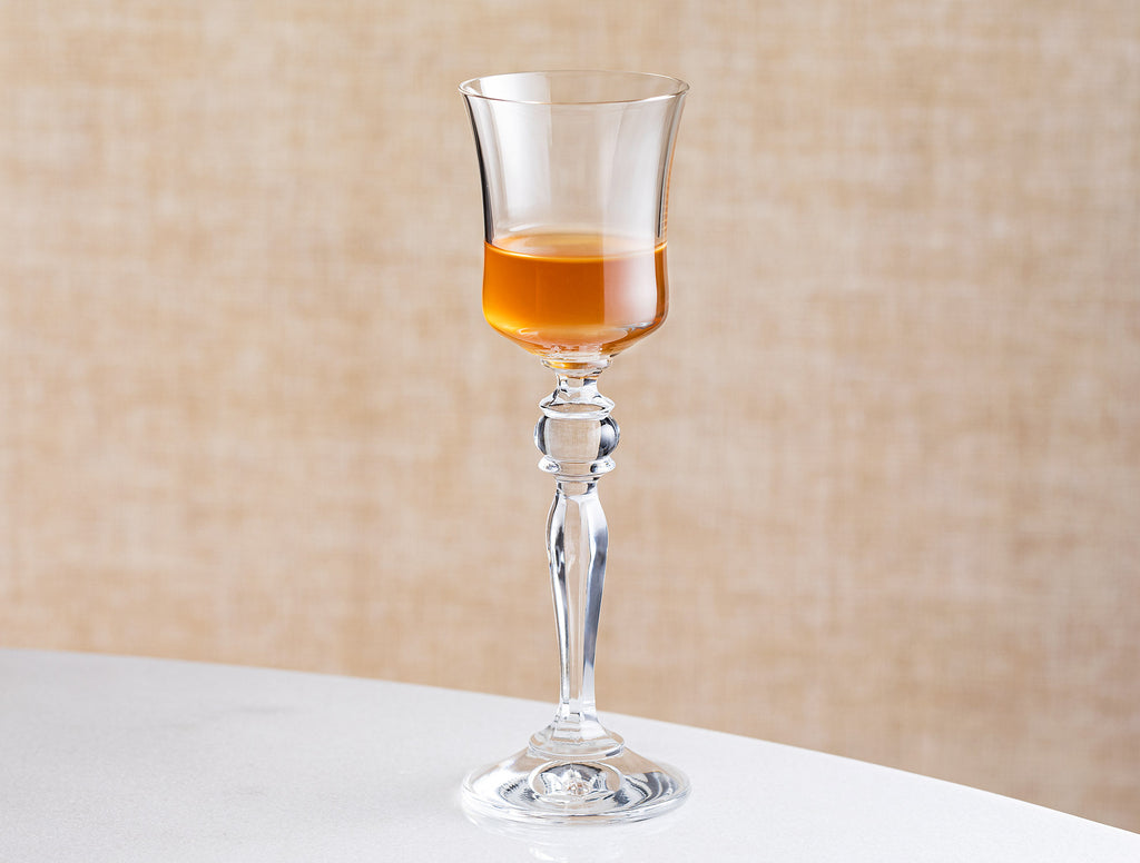Grace Crystal 6-piece Coffee Side Glasses Set - Madame Coco JO