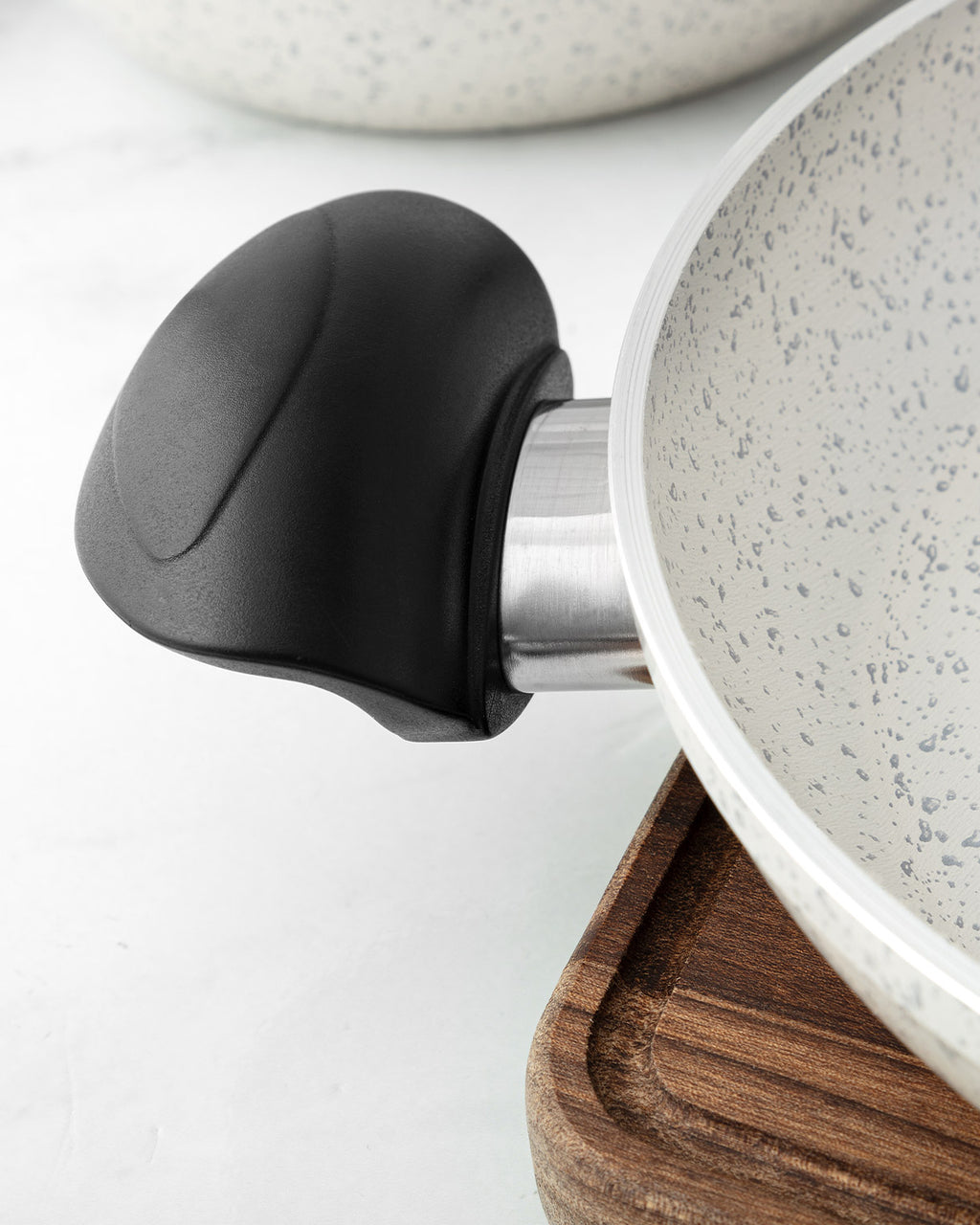 Gordes Granite Look Shallow Pan Set 2 Pieces - Madame Coco JO