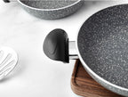 Gordes Granite Look Shallow Pan Set 2 Pieces - Madame Coco JO