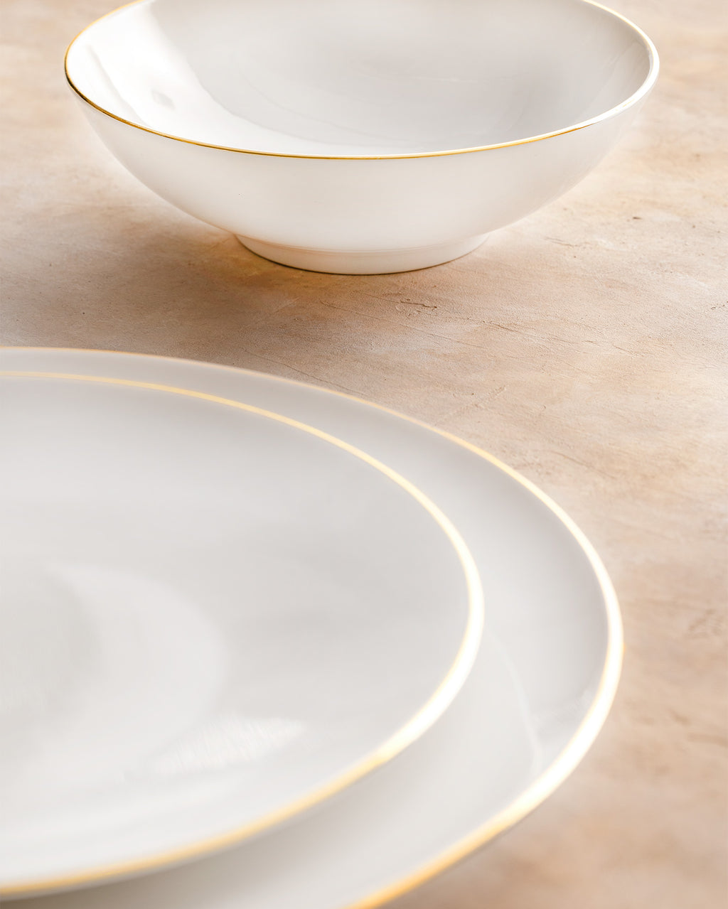 Ravello 24 Piece Dinner Set Gold/platinum - Madame Coco JO