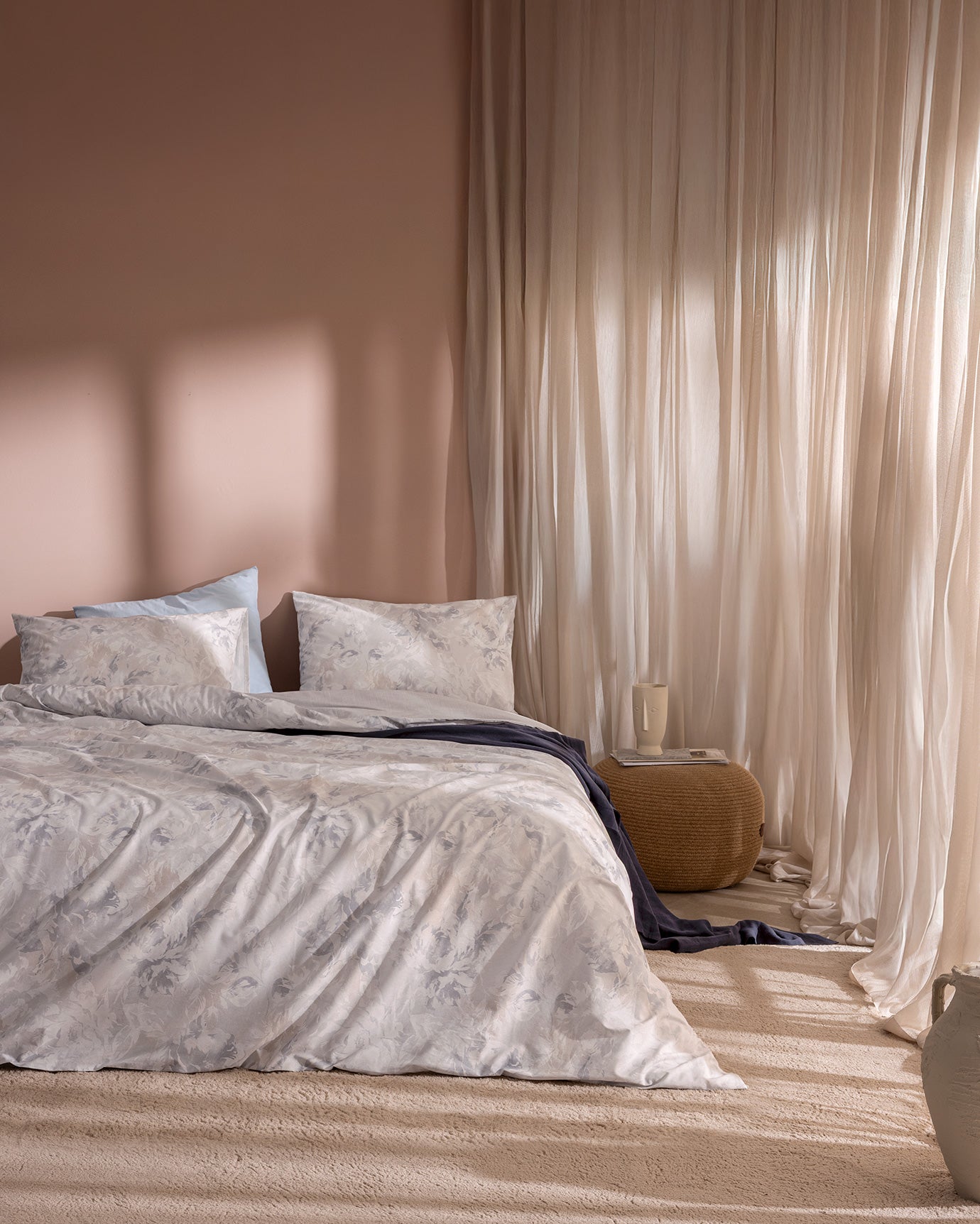 Perli̇ne King Size Duvet Cover Set - Ranforce Patterned - Madame Coco JO