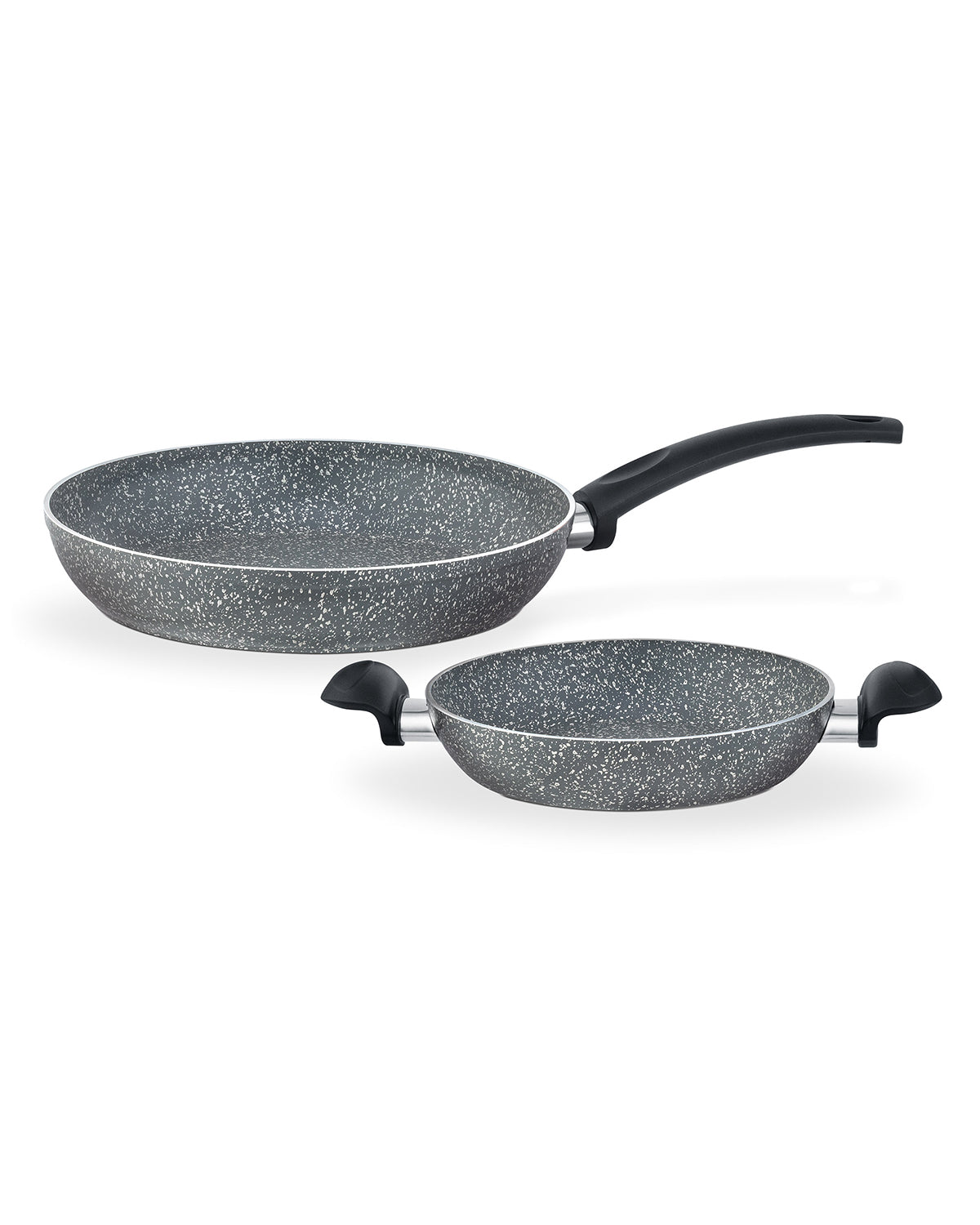 Gordes Granite Look Pan And Shallow Pan 2 Pieces - Madame Coco JO